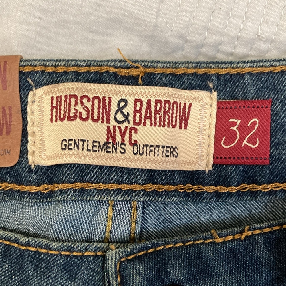 HUDSON & BARROW Mens Jeans Short stretch - Picture 10 of 10